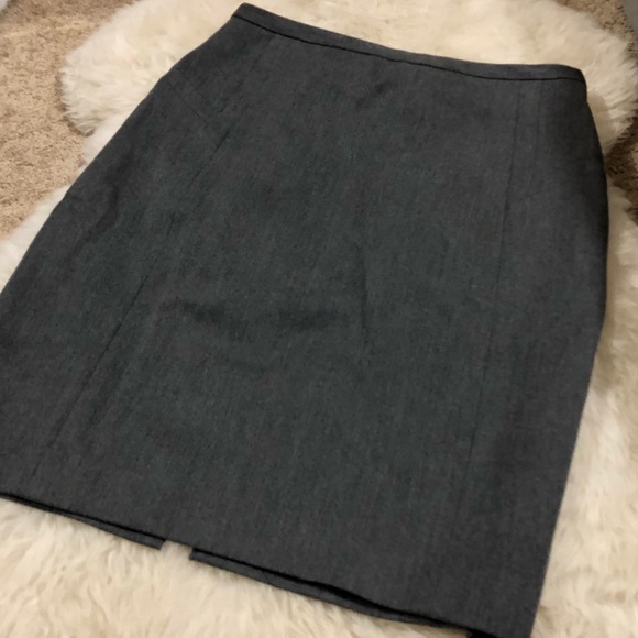 Express Design Studio Grey Pencil Skirt Size 4 - Picture 2 of 3